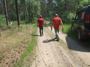 Laatste controle van de lier opzet